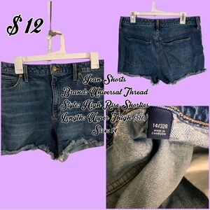 Universal Thread Dark Blue Jean Shorts